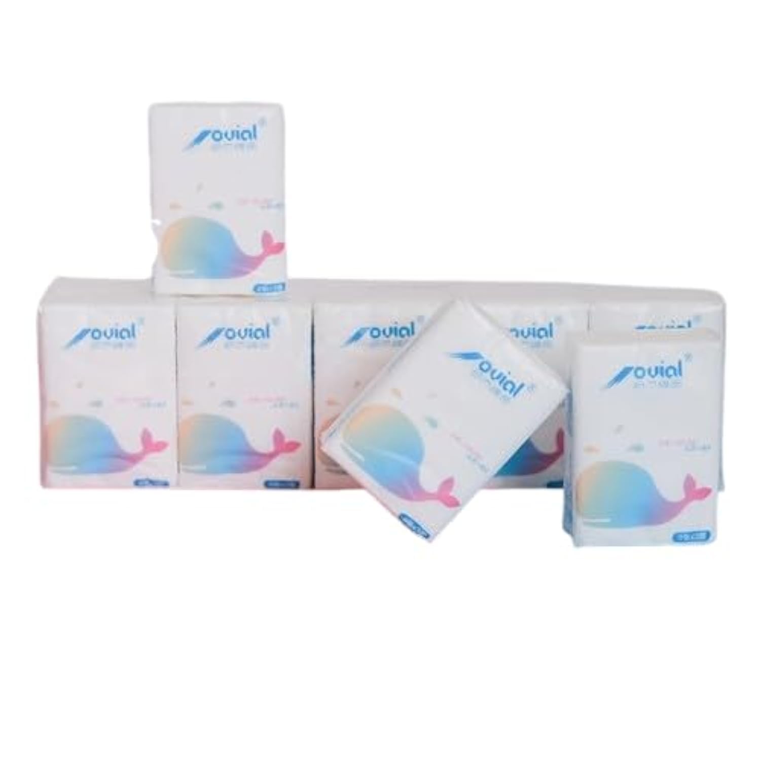 Opique Soft Facial Travel Pocket Tissue Papers (3 Ply, 8 Sheets Per Pack) | Pack of 10 Assorted Colored Boxes | 100% Skin-safe Sleek Tissue for Car, Bathroom, Office | Car Tissue Pocket Tissue Paper (B0C7RD3DL9) Amazon Price History, Amazon Price Tracker