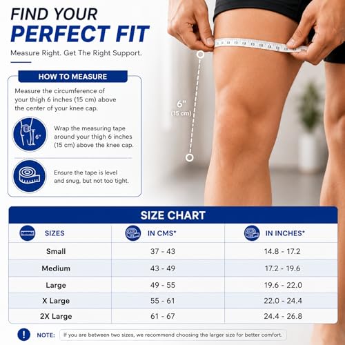 Image of Flamingo Flexi Hinged Knee Sleeve (With Silicone Patella Ring) Functional Knee Support Sleeve for Men & Women Ligament Tear, Sports, Running | Size - XXL |