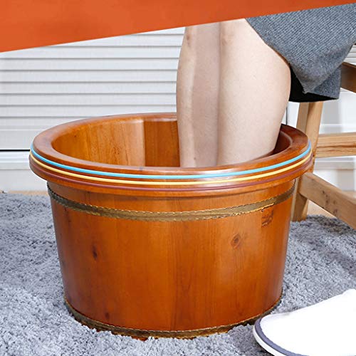 Cubeta de madera para baño de pies 41cm x 26cm miniatura 3