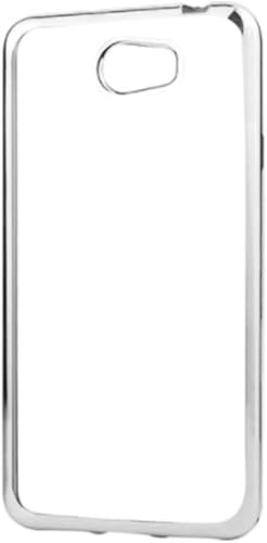 Per ALCATEL OT-5044 5044D 5044Y 5044X CUSTODIA COVER CASE CORNICE BUMPER PLACCATURA ALLUMINIO RETRO GEL SILICONE TPU MORBIDA TRASPARENTE SOTTILE  SILVER ARGENTO  Per ALCATEL OT-5044 5044D 5044Y 5044X CUSTODIA COVER CASE CORNICE BUMPER PLACCATURA ALLUMINIO RETRO GEL SILICONE TPU MORBIDA TRASPARENTE SOTTILE  SILVER ARGENTO