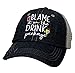 COCOVICI Womens Blame It On The Drink Package Hat | Cruise Hat | Cruise Hat for Women Dark Grey