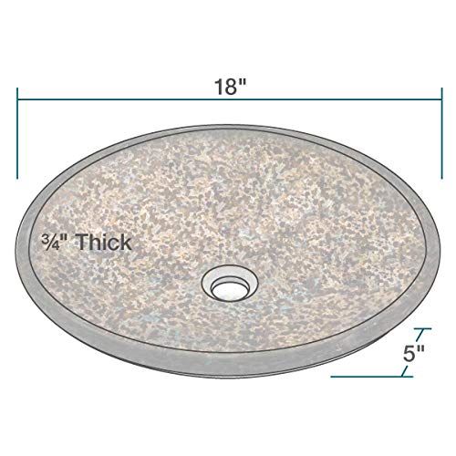 Mr Direct Sink 634 Stained Glass Style Vessel, Multi #TOP1