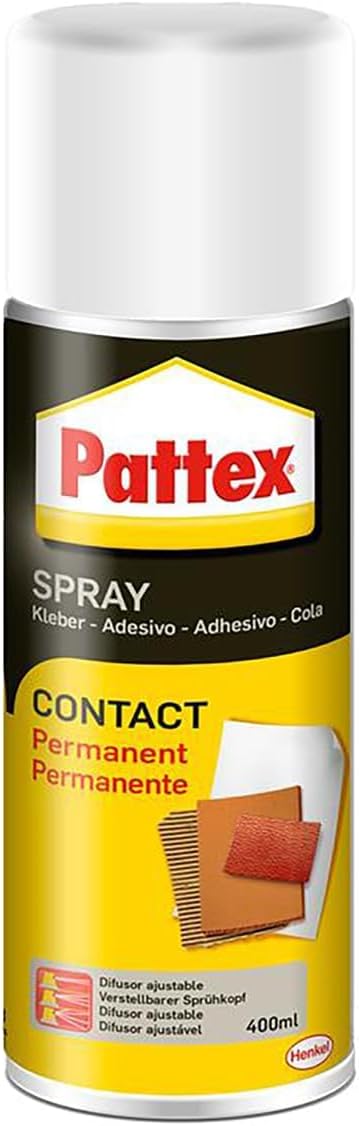 272776 "Power Spray" Adhesive Permanent, Black/Yellow, 400 ml