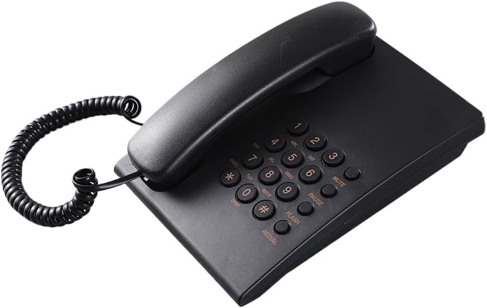 English Telephone Black Telephone Landline