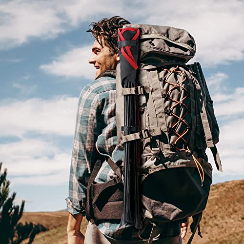 image for DEERFAMY Folding Camping Tripod Stools, Portable 3 Legs Tall Slacker C