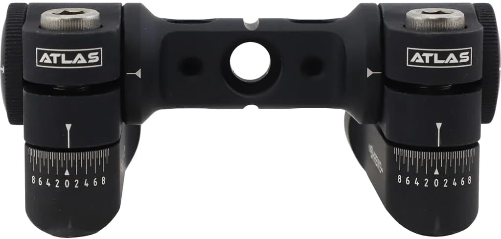 Shrewd SMAVB2ATLASMBK Atlas V-Bar Matte Black Double Archery Bow Stabilizer