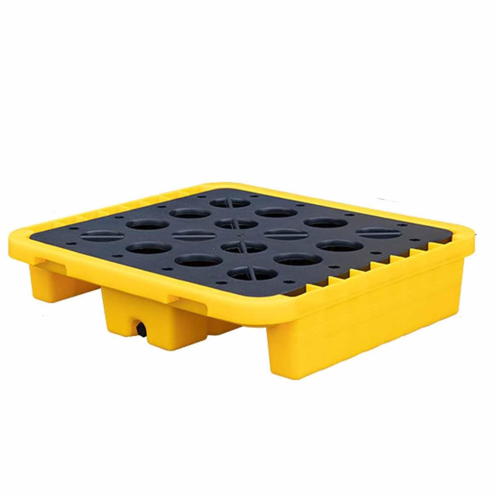GYEQXKT Spill Containment Pallet for Oil Drum Storage with Drain and Anti-Slip Platform
