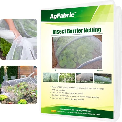Garden netting 9.8x49.2 ft insect barrier for vegetables and fruit trees