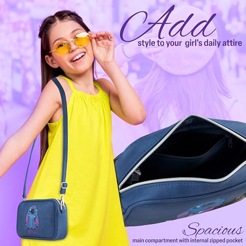 Disney Crossbody Bags for Girls, Teens, Faux Leather Girls Shoulder Bag for Travel, Cute Stuff, Gifts for Her3