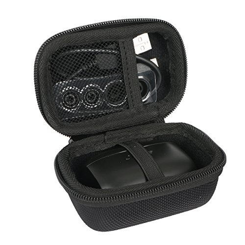Khanka pour Jabra Elite Active 65t écouteurs Bluetooth 5.0 True Wireless Sport EVA Rigide Sac de Transport de Voyage
