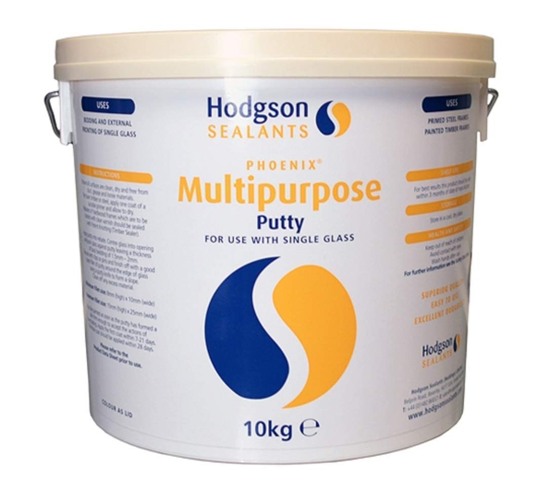 Hodgson Multipurpose Glazing Putty - Natural 10kg
