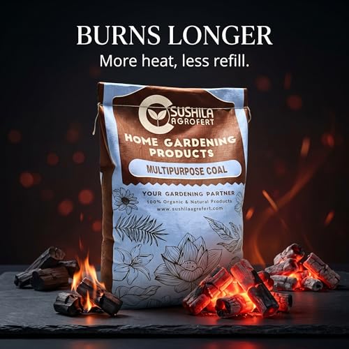 Image of Multipurpose Charcoal for Barbecue Grill, Pooja Havan, Dhoop, Gardening 3KG
