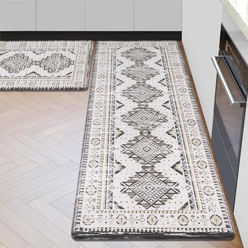 Dintszyyue Kitchen Rugs Sets Of 2 Boho Cermic Nti Kuwit - View #4