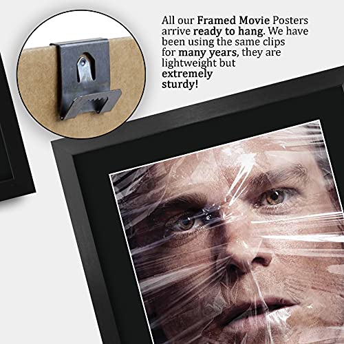 HWC Trading Dexter Michael C Hall Geschenke Gedrucktes Signiertes Autogramm Foto für Fans von Fernsehn Memorabilien - A3 Gerahmt