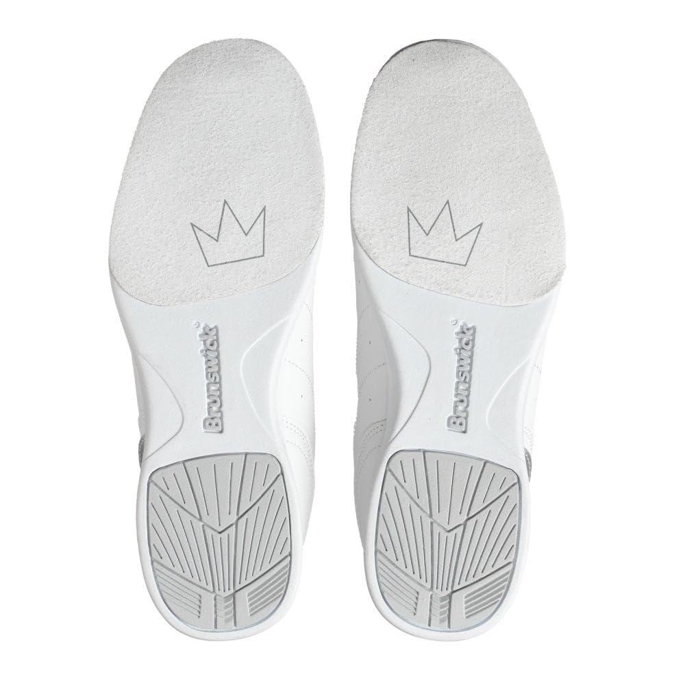 Brunswick Mystic Wht/Slvr Womens Bowling Shoes (us_Footwear_Size_System, Adult, Women, Numeric, Medium, Numeric_11)