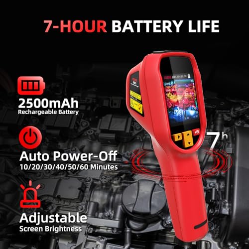BSIDE Thermal Imaging Camera 240 x 240 Resolution Handheld Infrared Camera, 15 Thermal Palettes with 320 x 240 Full-Viewing TFT LCD for Home Inspection HVAC Electrical, 25Hz Refresh Rate, -4℉~1022℉