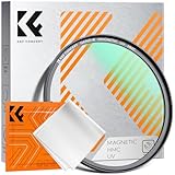 K&F CONCEPT Filtre UV Magnétique 67mm Filtre de Protection et Chiffon Imperméable Anti des Rayures Léger HD Nano Revêtements de 18 Couches