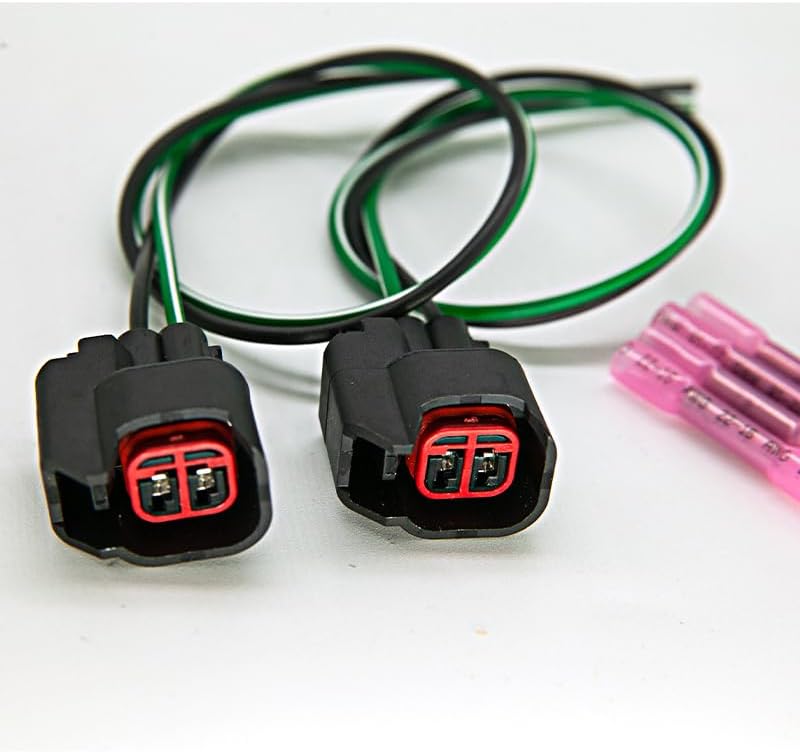 S824 Socket Plug Fuel Injector Harness 88861094 Multi-Purpose Pigtail Connector PT2160 Compatible with Buick,Kia，Ford，Jeep，Cadillac,Ford，Chevrolet, Chrysler,15306318,