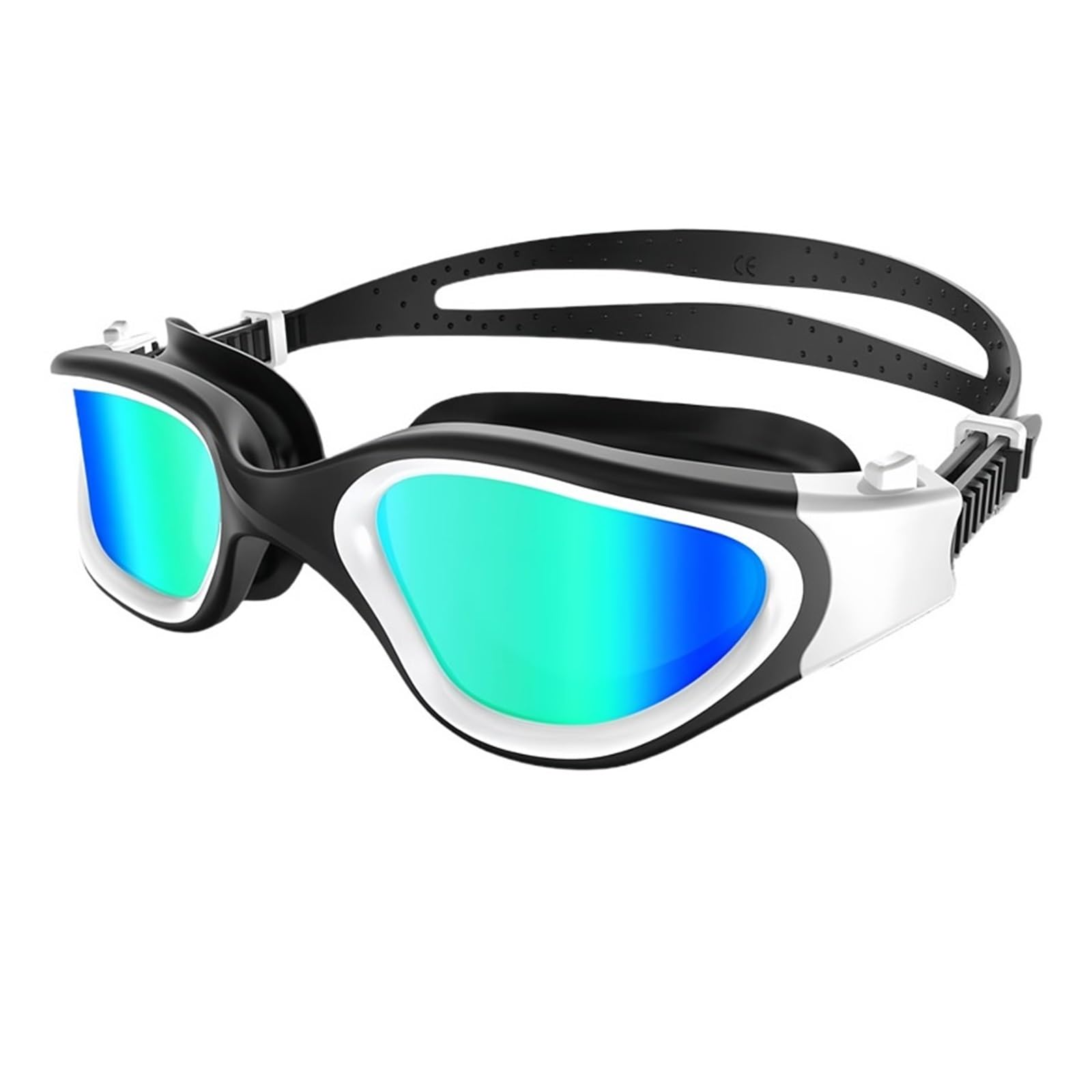 Gafas de natación for mujeres, hombres, no antiniebla, UV, unisex, for adultos, de silicona, ajustables rápidamente, for nadar y bucear gafas de natación