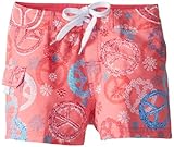 Kanu Surf Big Girls'  Peace and Love Boardshorts