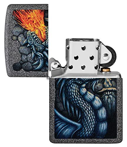 Zippo Encendedor de Bolsillo Iron Stone Dragón miniatura 4