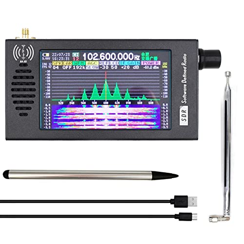 Goozeezoo Portable Shortwave Radio Sdr Dsp Receiver 100Khz-149Mhz Cw/Am/Lsb/Usb/Wfm All World Band Radio With 5000Mah Battery & 4.3" Touch Screen #TOP16