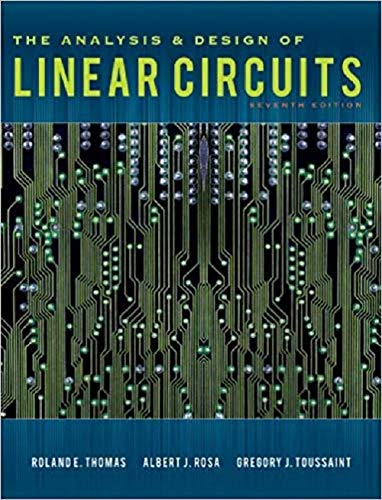 The Analysis and Design of Linear Circuits B00A2UHDTY Book Cover