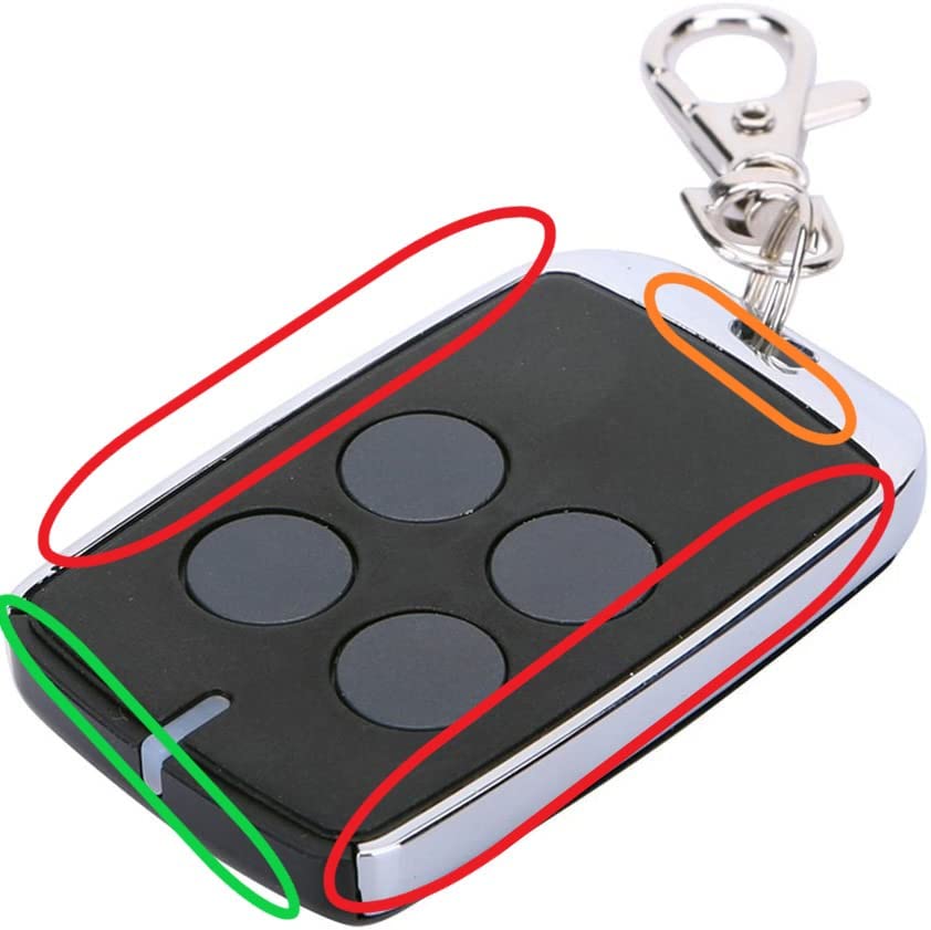 Sliding Remote Back G.T.Master Gate Remote Control for Automatic Sliding Gate Opener ...
