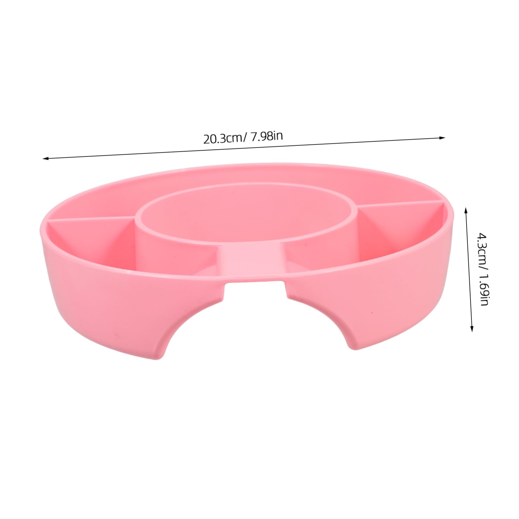 BESTYASH 2pcs Reusable Snack Bowl Tray for Tumblers Snack Storage Holders Water Cup Accessories for Outdoor Snacking Elegant Design for Home Events