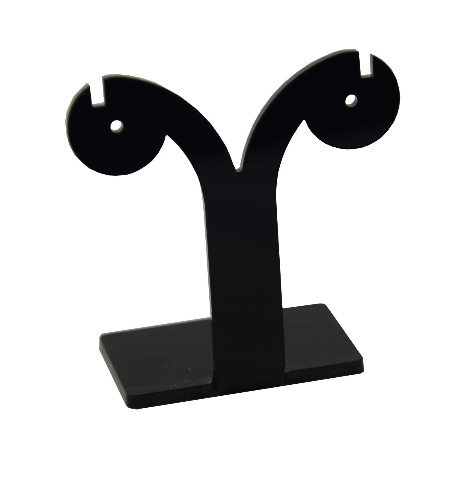 Box Displays Black Acrylic Tree Earring Display Drop Stud Dangle Stand Jewellery Showcase (Small) (, Number Of Stands - 1)