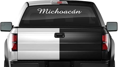Michoacan MX Mexico Decal Sticker Windshield Window Vinyl Graphic Banner Rear Back Car Truck SUV Vehicle Estado Calcomanía Troca Carro 36"x4.25"+