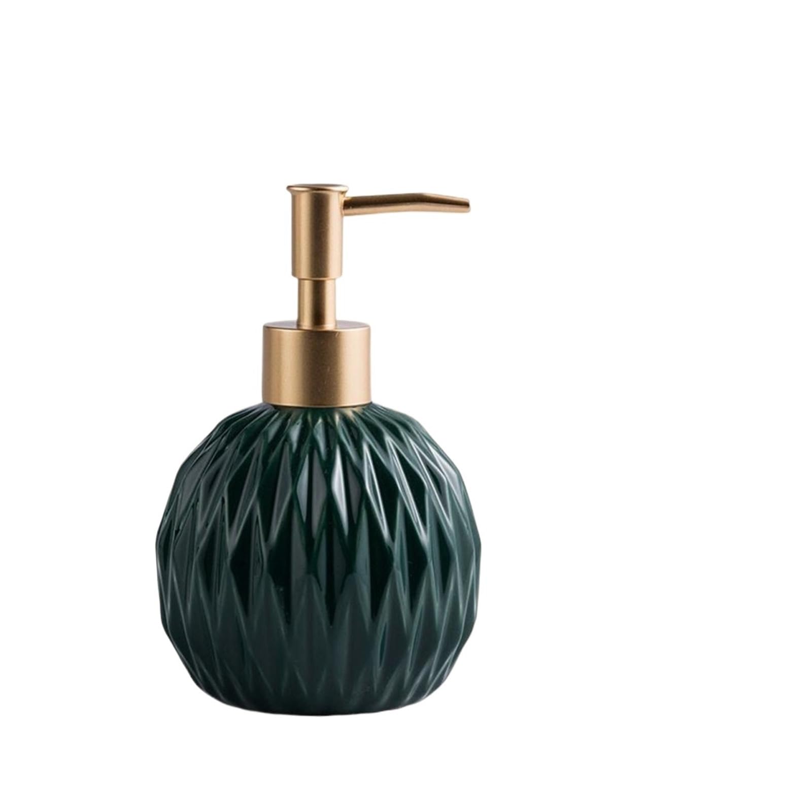 Ceramic Soap Dispenser Ceramic Soap Dispenser Hand Pump Elegent for Hotel Lotion Shampoo(Green)