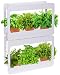Mindful Design Stackable LED Indoor Garden Kit - Grow Herbs, Succulents & Vegetables