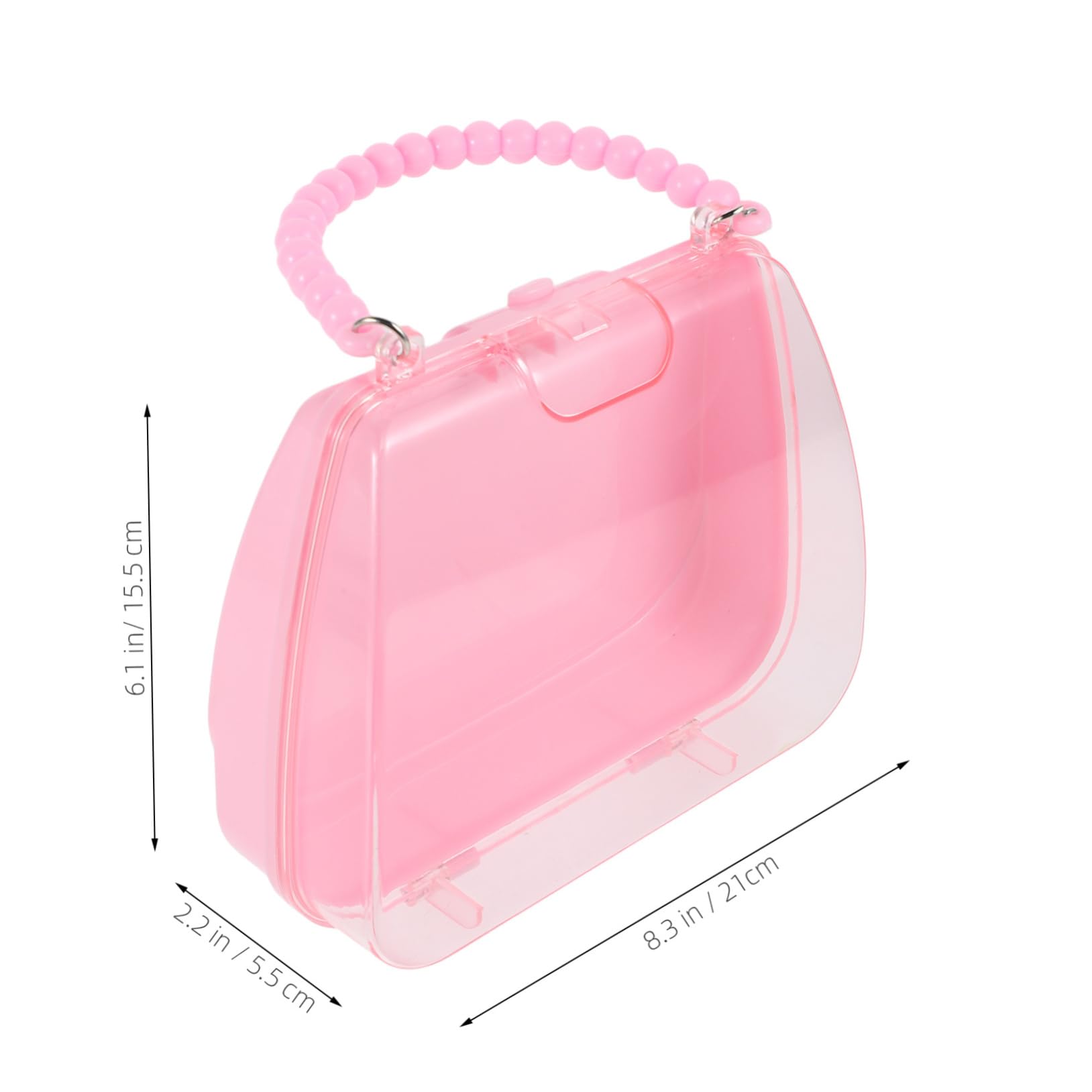 Healvian 5 Piezas Caja de Almacenamiento Portátil para Organizador Multiusos para Accesorios y Manualidades Diseño Creativo y para Viaje y Escuela para Clips y Joyería Infantil