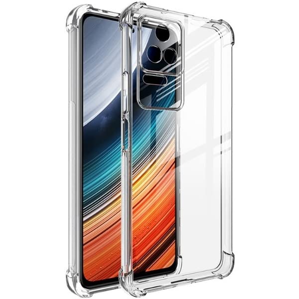 Image of Bumper || Transparent || Edge to Edge Protection Back case Cover for Poco F4 5G - Transparent