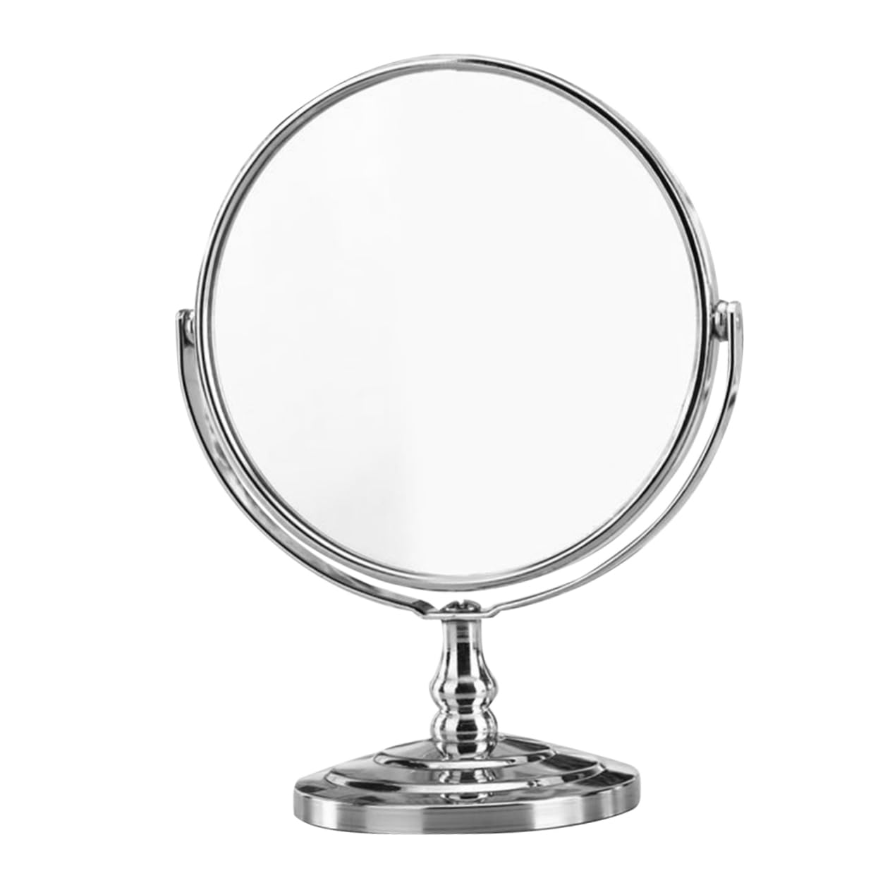 Miroir de maquillage portable OUNONA table sur pied et base stable