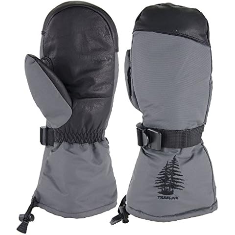 SnowStoppers Ridge Mitt - Extra Warm - Triple Insulated Men's Ski Mittens from Treeline (Small) Cover