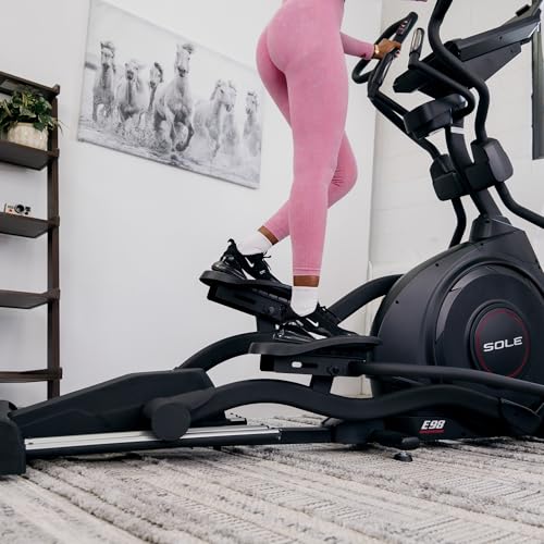 Image of SOLE Fitness Elliptical Exercise Machines, Models E25, E35, E95, E95S, E98, Elliptical Machines for Home Use, Home Exercise Equipment for Cardio Training, Work from Home Fitness Stepper Machine