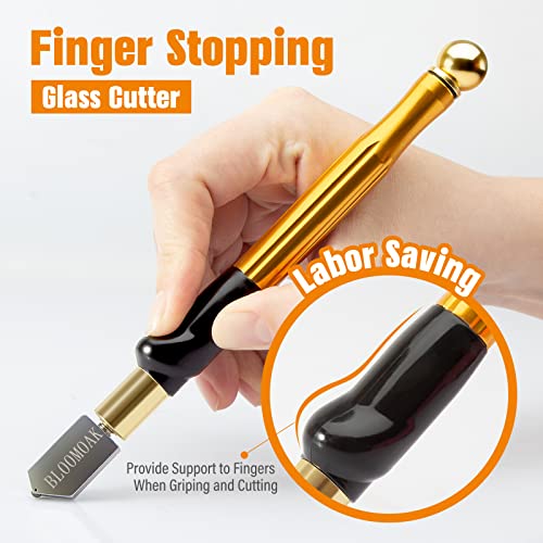 B Bloomoak 32-A Professional Carbide Tungsten Alloy Handle Glass Cutter Tool thumb #1