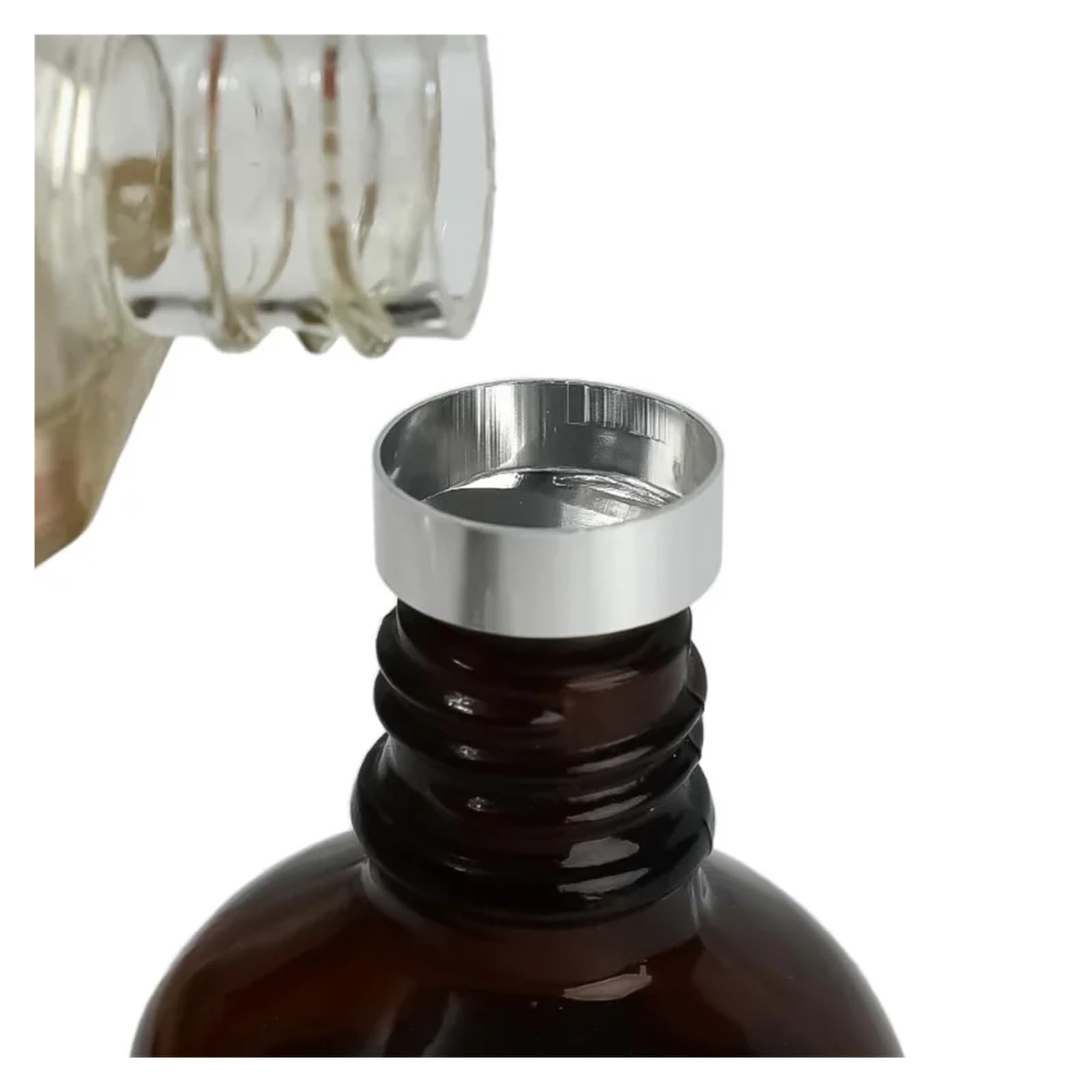Funnels (hogar y Cocina) 10/1 Piezas Mini funnels de Acero Inoxidable vertido de Aceite líquido Perfume de Perfume biberías de Relleno for Accesorios de Cocina(5Pcs)