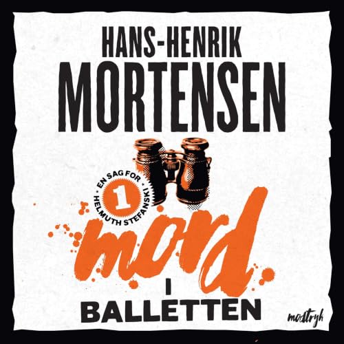 Diseño de la portada del título Mord i balletten