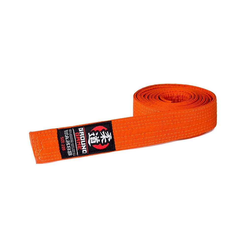 Ground Game Judo Gürtel für Kinder - Alle Größen und Farben Judogürtel Budogürtel 100% Baumwolle