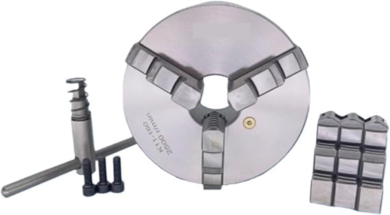 160mm Lathe Chuck 3 Jaw Front Mount 3 Jaw Self-Centering Lathe Chuck K11-160 Metal Lathe Chuck