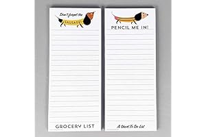 Dachshund Refrigerator Notepads: The Perfect Gift for Dog Lovers