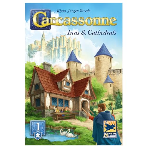Carcassonne Inns & Cathedrals expansión juego de mesa miniatura 2