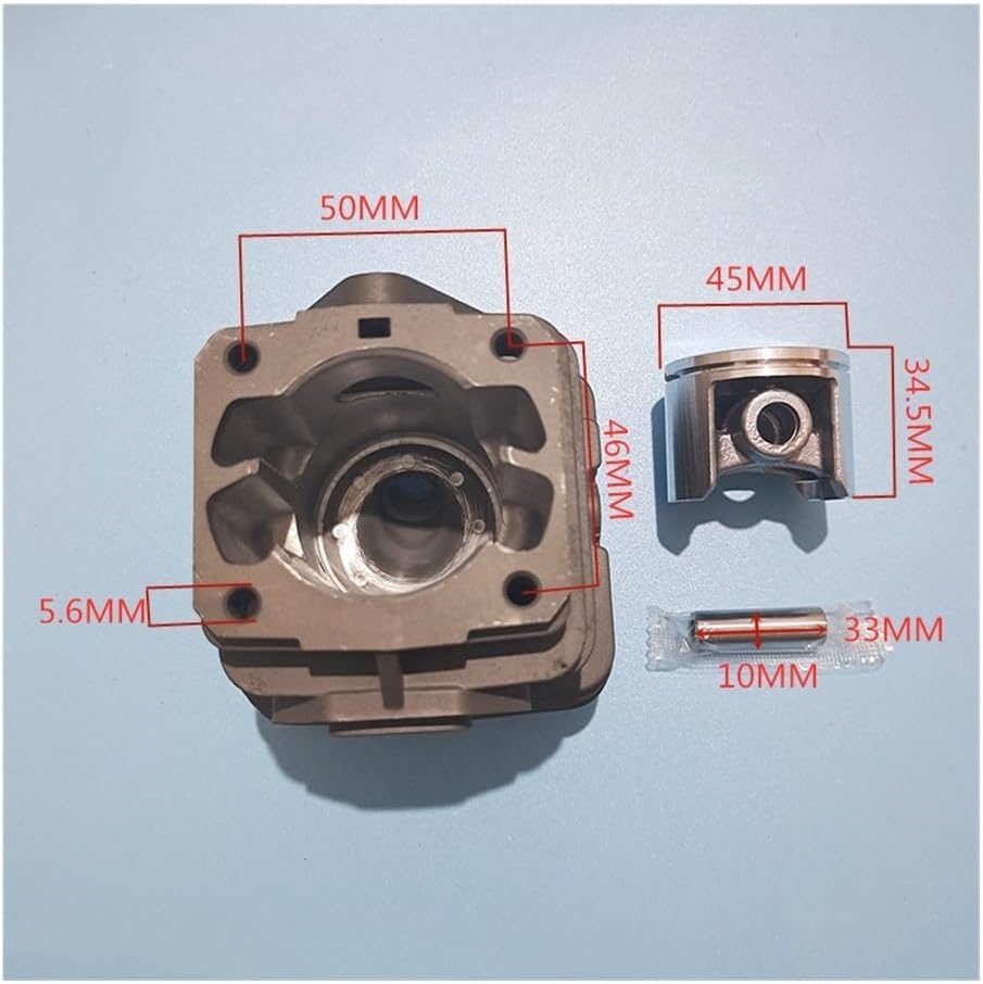 45mm Cylinder Kit Fit for P500, P510, P522S, VIP 55, 55D, 52 Castor