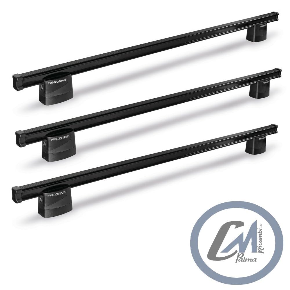 SET 3 BARRE PORTATUTTO NORDRIVE COMPATIBILI CON JUMPY e SPACETOURER, EXPERT e TRAVELLER,SCUDO,VIVARO, PROACE VERSO e VAN