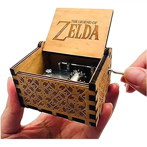 Cuzit The Legend of Zelda Movie Theme Antique Carved Music Box