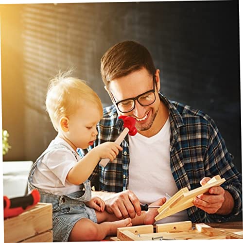 Toyvian 4 Pçs Martelo Manequim Brinquedos Educativos Para Crianças Martelo De Madeira Martelos De Ma