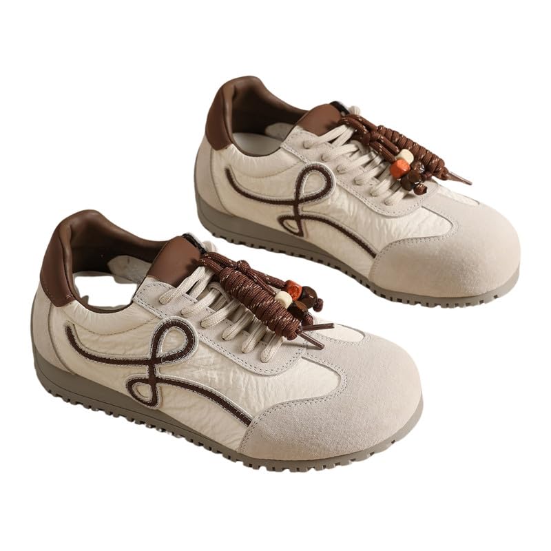 Women Genuine Leather Training Shoes | Matte Finish Running Shoes | Lightweight & Comfortable